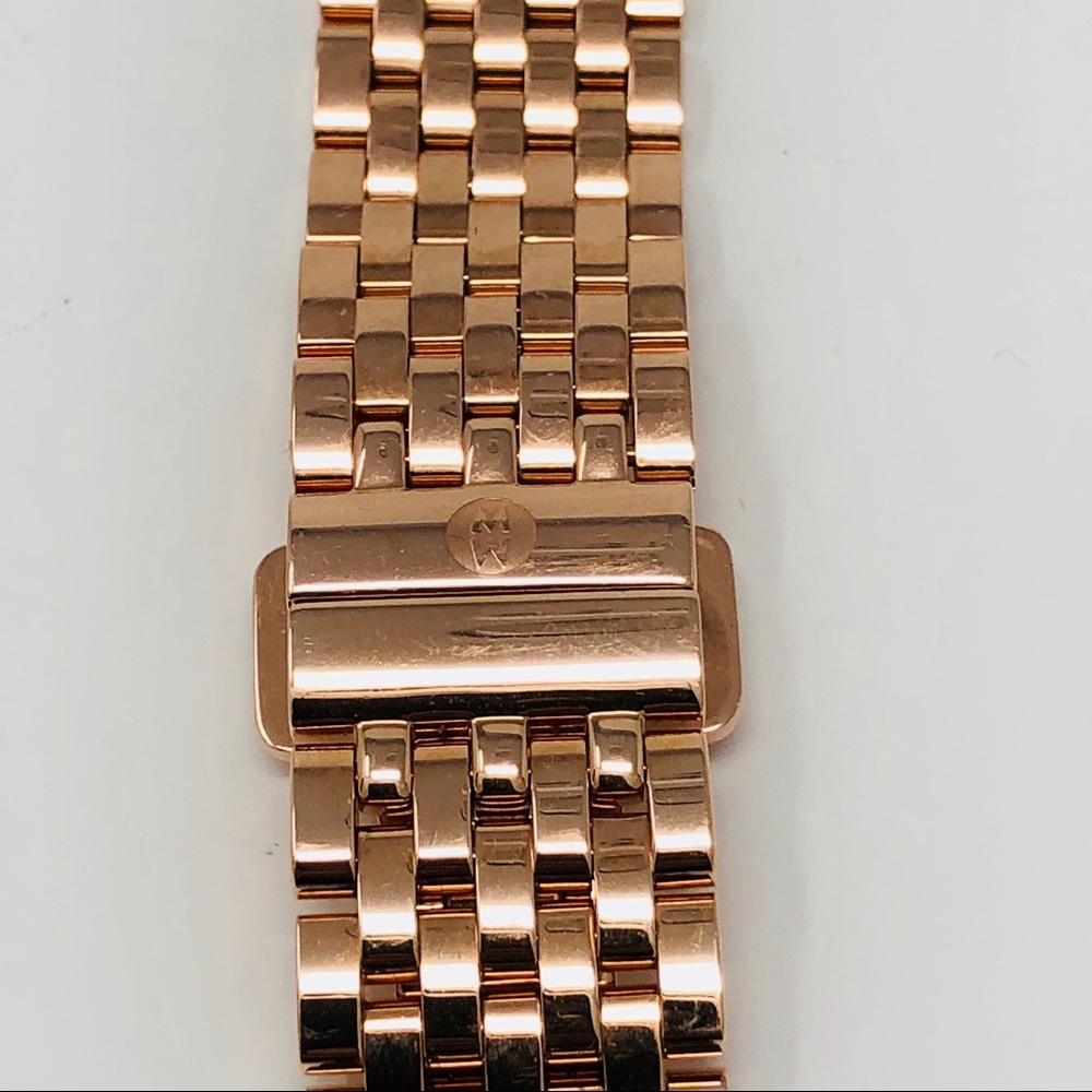 MICHELE 16MM SEREIN 16 ROSE GOLD BRACELET STRAP - Picture 4 of 9